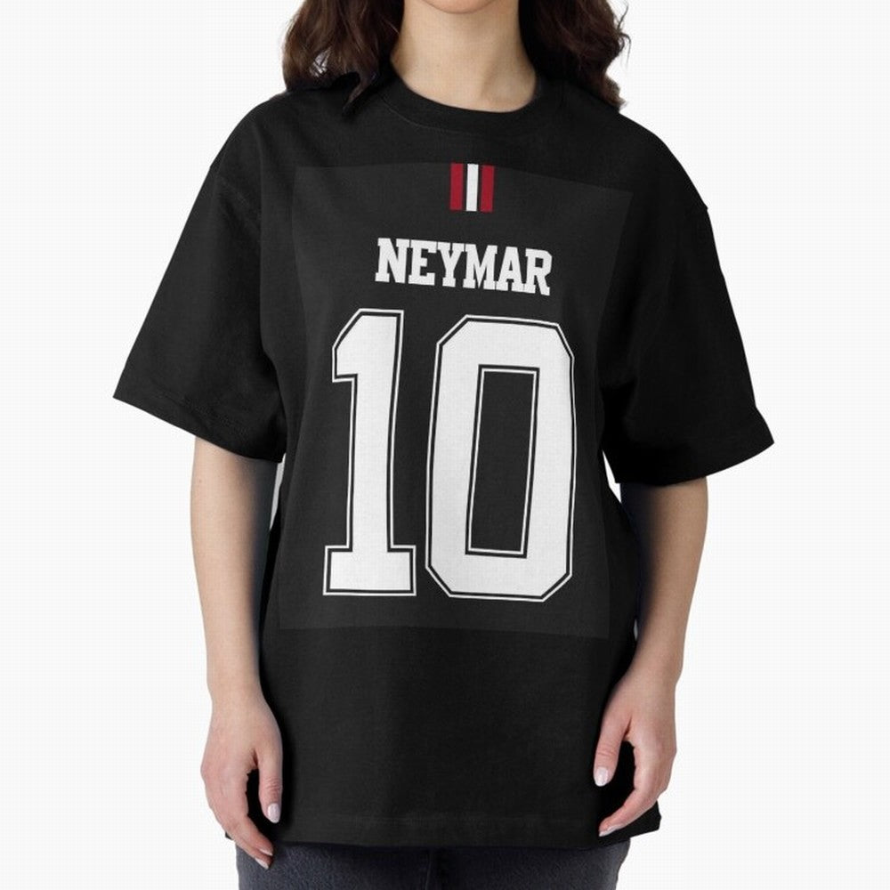 Neymar Oversized T-Shirt Turn Football Passion into FIFA World Cup 2026 Spirit, Centered on Argentina, France and Brazil, Neymar, Global Supporter Spirit, Legendary Goals, National Colors and Tournament Celebration; Made for Die Hard Supporters,