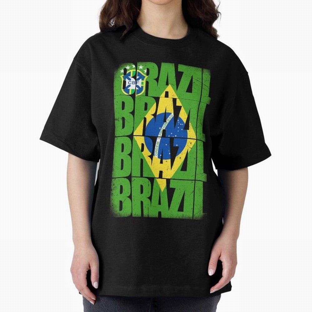 Brazil Champion Classic T-Shirt Bring a Vintage Feel to FIFA World Cup 2026 USA Canada Mexico Celebrating Haaland and Mbappe, France Energy, Football Festival Excitement, Trophy Ambitions, Country Rivalries and Star Player Buzz; Perfect for Fans,