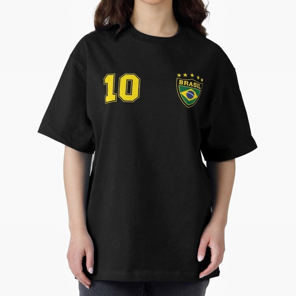 Classic Brasil Soccer No. 10 Brazil World Jersey Cup T Shirt Essential T-Shirt Bring Stadium Energy to FIFA World Cup 2026 for Fans of Cristiano Ronaldo and England, Bringing Football Passion, Legendary Performances, Festival Vibes and Supporter