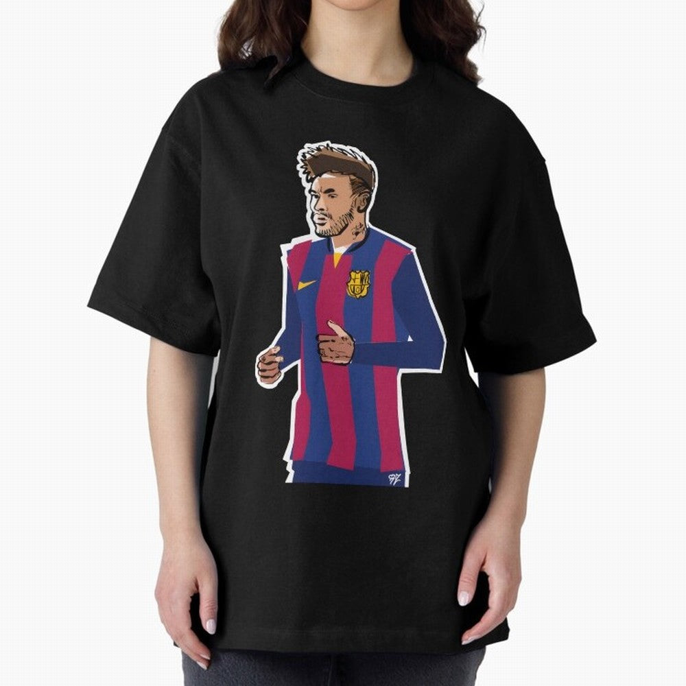 Neymar prime Oversized T-Shirt Mark Match Day Hype around FIFA World Cup 2026 Group Stage, Neymar, Netherlands, Championship Spirit, Famous Goals, Roaring Crowds and International Football Unity; Great for Supporters Who Love Legendary Players,