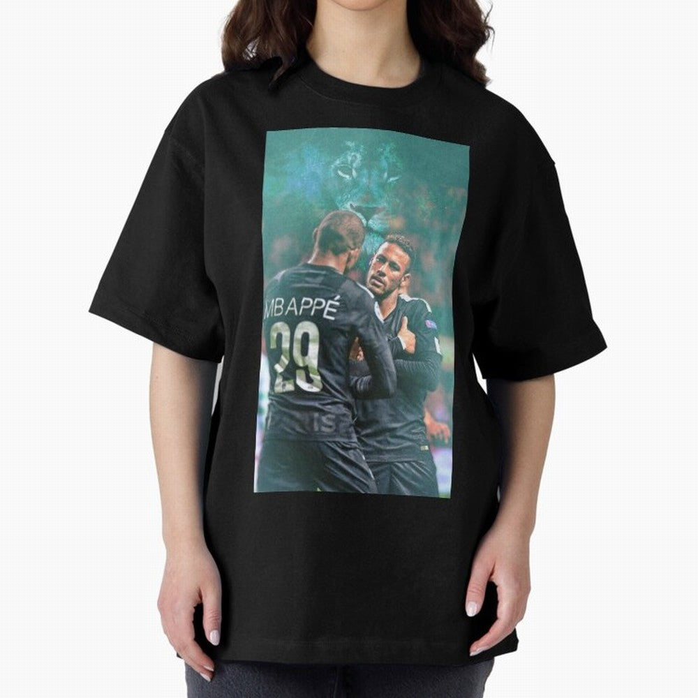 Art Neymar Wallpaper Oversized T-Shirt Celebrate Soccer Greatness during FIFA World Cup 2026 USA Canada Mexico Filled with Mbappe and Neymar, Portugal, Spain and Germany Energy, Stadium Chants, National Pride, Trophy Dreams and Unforgettable