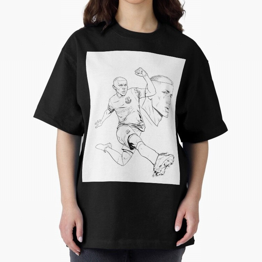 richarlison Oversized T-Shirt Celebrate the Biggest Stage of the FIFA World Cup 2026 Group Stage Journey through Neymar Highlights, England and Germany Pride, Sports Nostalgia, International Competition, Famous Players and Unforgettable Victories;