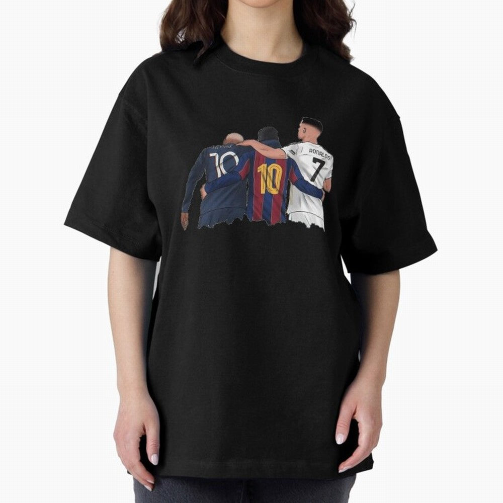 Football Messi, Ronaldo, neymar tshirt Classic T-Shirt Honor the Football Icons of Global Football Passion for FIFA World Cup 2026 USA Canada Mexico, with Cristiano Ronaldo, Haaland and CR7, Portugal, Tournament Hype, Historic Matchups, Family
