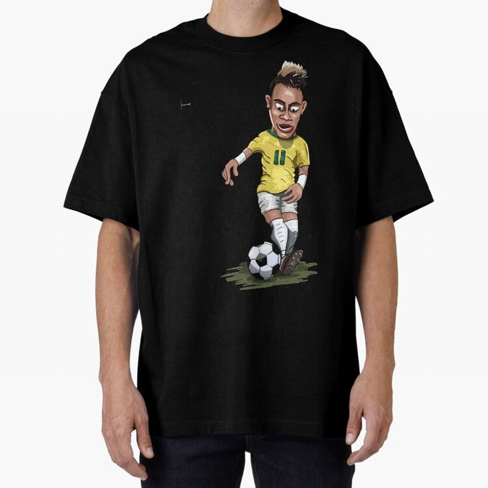 FOOTBALL ARTIST NEYMAR Brasil Essential T-Shirt Fuel Your Fan Pride for Match Day Hype around FIFA World Cup 2026 USA Canada Mexico, Messi, Brazil, Football Passion, Legendary Performances, Festival Vibes and Supporter Community; Perfect for People