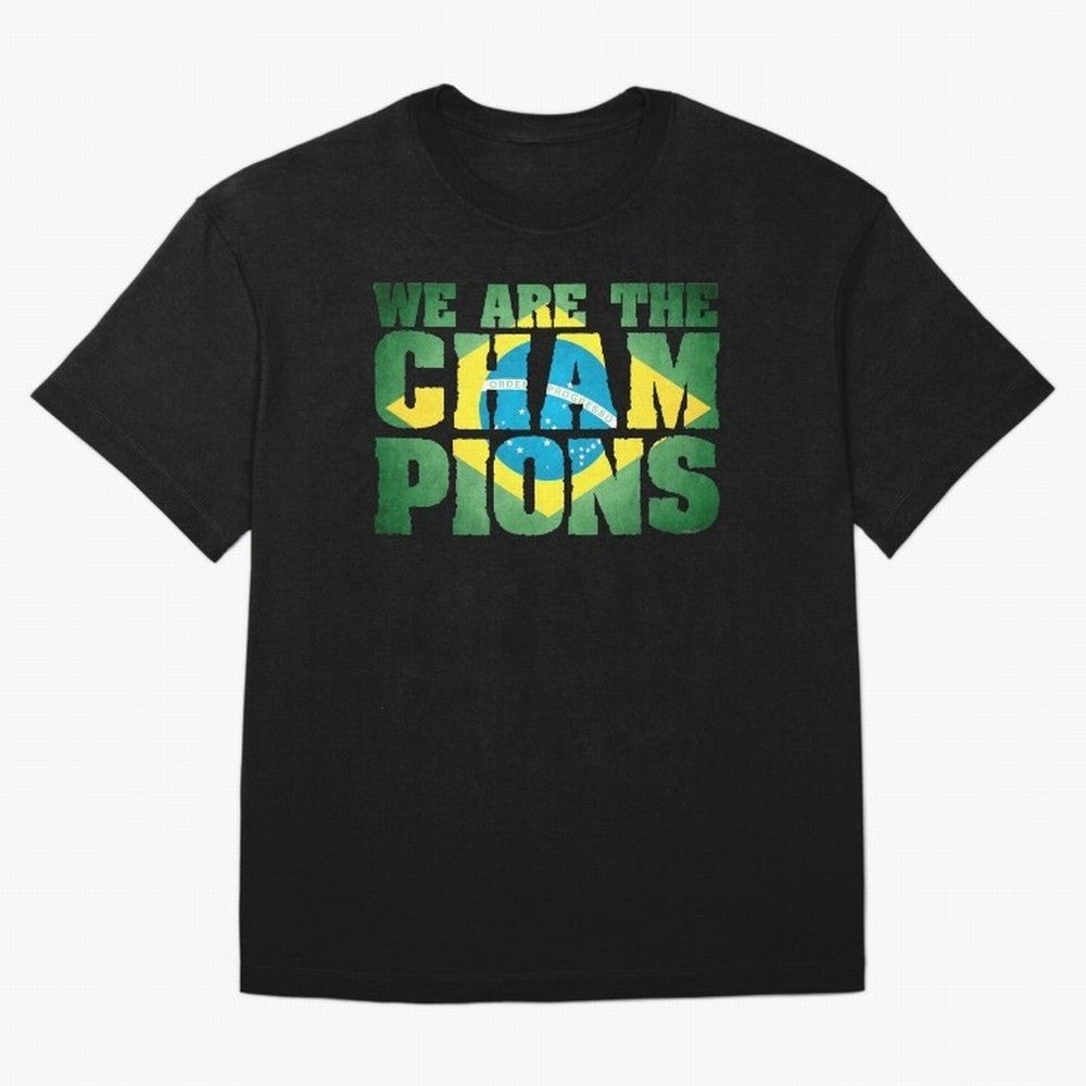 Champion Brazil Classic T-Shirt Make the Season About FIFA World Cup 2026 USA Canada Mexico Spirit, with France, Haaland and Mbappe, Vintage Soccer Flavor, Modern Football Stars, National Flags and Final Night Emotion; Great for Supporters Who Love