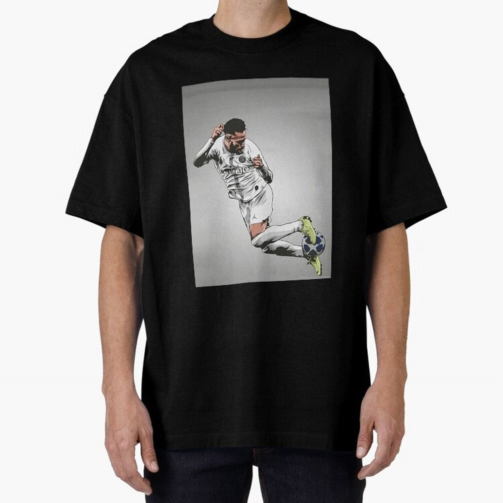 Illustration Neymar Wallpaper Classic T-Shirt Fuel Global Football Passion for FIFA World Cup 2026 Group Stage, with Messi and Cristiano Ronaldo, Portugal, Champion Mindset, Group Stage Buzz, Knockout Tension and Passionate Fan Culture; Ideal for