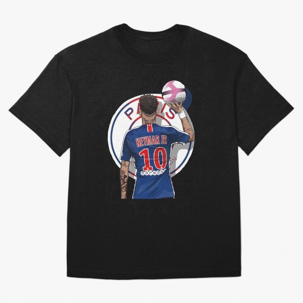 Art Neymar Illustration Classic T-Shirt Honor Football Greatness during FIFA World Cup 2026 Group Stage Driven by CR7, England and Germany Energy, Football Festival Excitement, Trophy Ambitions, Country Rivalries and Star Player Buzz; Great for