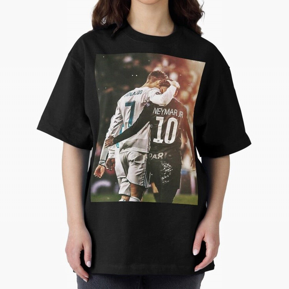 CR7 N Neymar Essential T-Shirt Stand with FIFA World Cup 2026 Spirit, Driven by Germany, Messi, Retro Football Energy, Iconic Rivalries, Trophy Chase Drama and Stadium Atmosphere; Ideal for Fans Who Follow Messi, Cristiano Ronaldo, CR7, Mbappe,