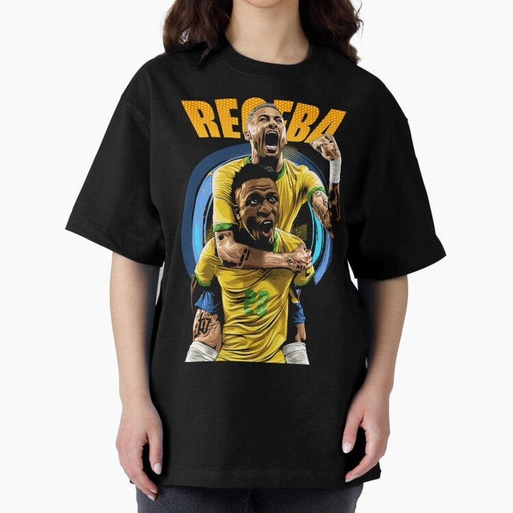 RECEBA Classic T-Shirt Treasure FIFA World Cup 2026 Group Stage Featuring Messi, Neymar and Mbappe, Germany Energy, Match Day Excitement, Supporter Culture, Golden Goals and Global Football Passion; Ideal for Passionate Fans Who Love Underdog