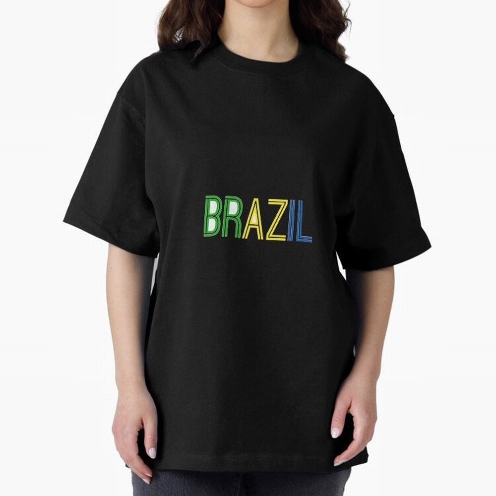 Simple Brazil Sticker Classic T-Shirt Experience FIFA World Cup 2026 Group Stage Inspired by Cristiano Ronaldo, Argentina and Brazil Energy, Vintage Soccer Flavor, Modern Football Stars, National Flags and Final Night Emotion; Perfect for