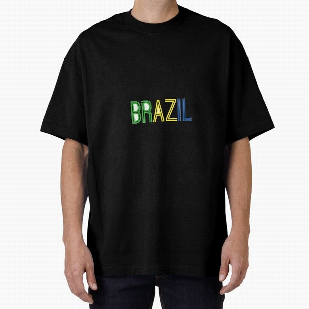 Simple Brazil Sticker Classic T-Shirt Experience FIFA World Cup 2026 Group Stage Inspired by Cristiano Ronaldo, Argentina and Brazil Energy, Vintage Soccer Flavor, Modern Football Stars, National Flags and Final Night Emotion; Perfect for