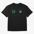 Classic Brasil Soccer No. 10 Brazil World Jersey Cup T Shirt Classic T-Shirt Celebrate the Magic of FIFA World Cup 2026 Group Stage for Fans of Haaland and Mbappe and England and Germany, Bringing Football Festival Excitement, Trophy Ambitions,