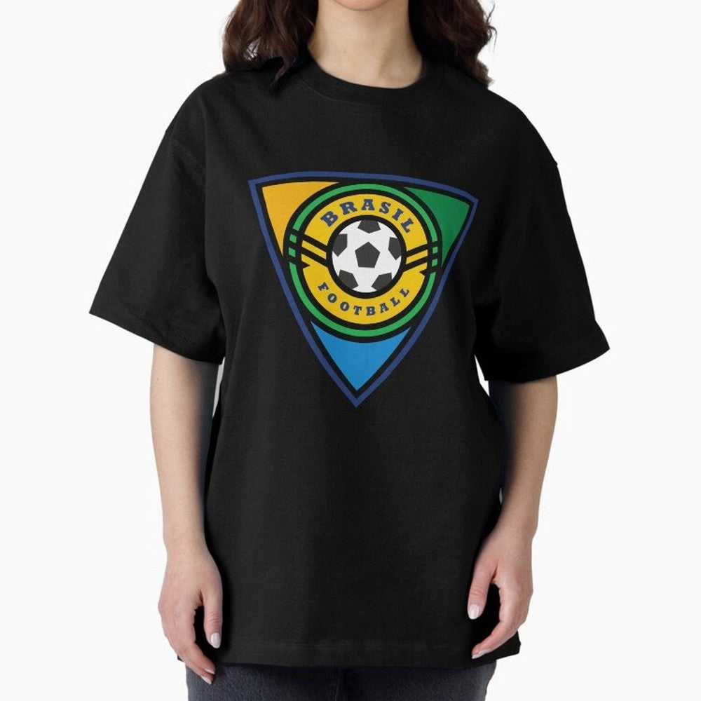Brazil football emblem Essential T-Shirt Carry National Pride through Global Football Passion for FIFA World Cup 2026, Centered on Cristiano Ronaldo, Haaland and CR7, Spain and Netherlands, Stadium Memories, Football Loyalty, International Chants