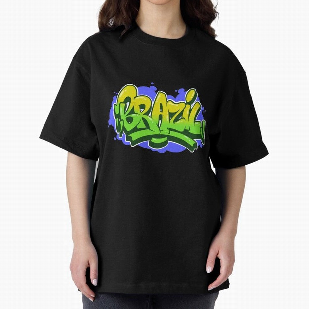 Brazil Graffiti Classic T-Shirt Experience FIFA World Cup 2026 Group Stage for Fans of CR7 and Spain and Netherlands, Bringing Tournament Hype, Historic Matchups, Family Viewing Parties and Global Sports Pride; Created for Match Day Parties, Soccer