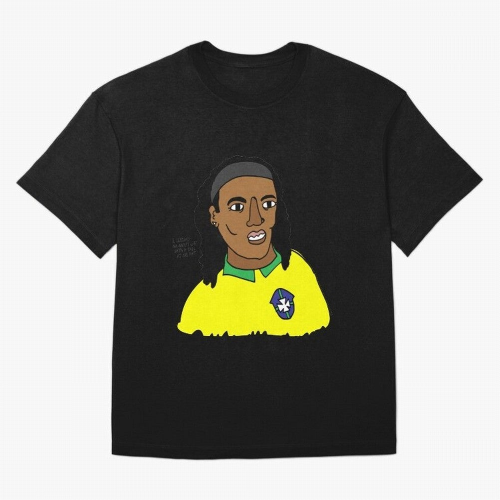 Ronaldinho Brazil Football Ball Life Classic T-Shirt Honor Match Day Hype around FIFA World Cup 2026 Group Stage, CR7 and Messi, France, Global Supporter Spirit, Legendary Goals, National Colors and Tournament Celebration; Great for Supporters Who