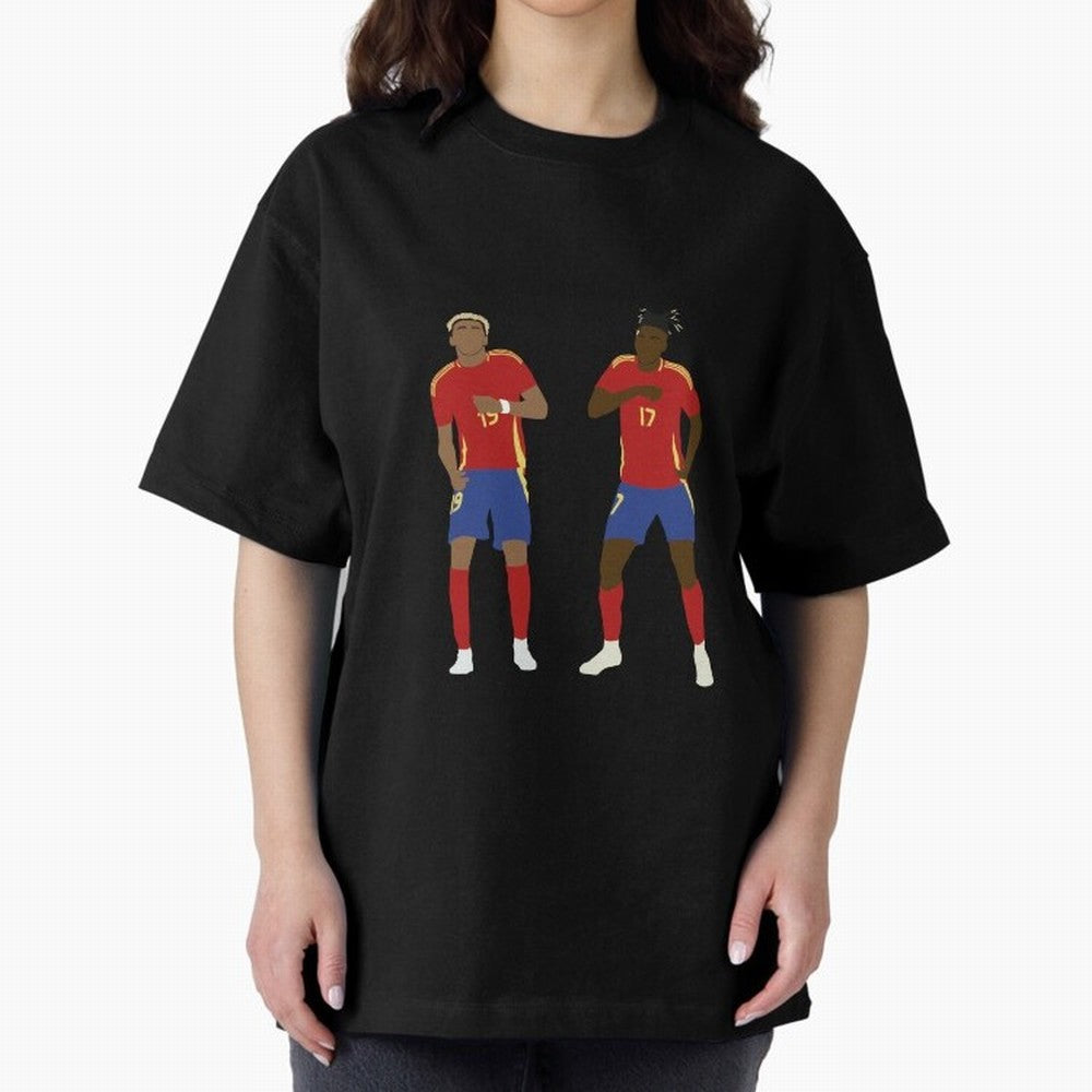 Yamal and Williams Dance Duo Oversized T-Shirt Join Supporters Worldwide for FIFA World Cup 2026 USA Canada Mexico with Cristiano Ronaldo, England and Germany Energy, Global Supporter Spirit, Legendary Goals, National Colors and Tournament