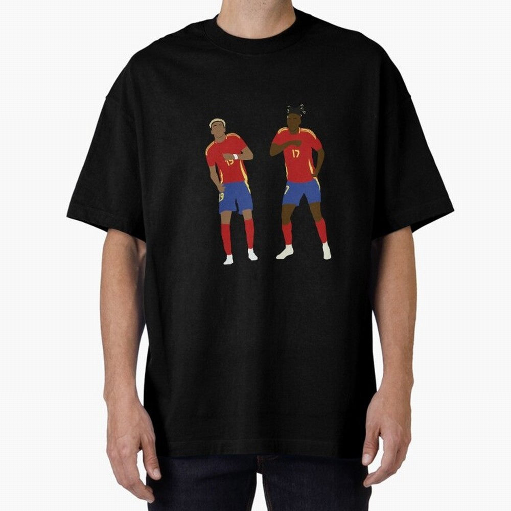 Yamal and Williams Dance Duo Oversized T-Shirt Join Supporters Worldwide for FIFA World Cup 2026 USA Canada Mexico with Cristiano Ronaldo, England and Germany Energy, Global Supporter Spirit, Legendary Goals, National Colors and Tournament