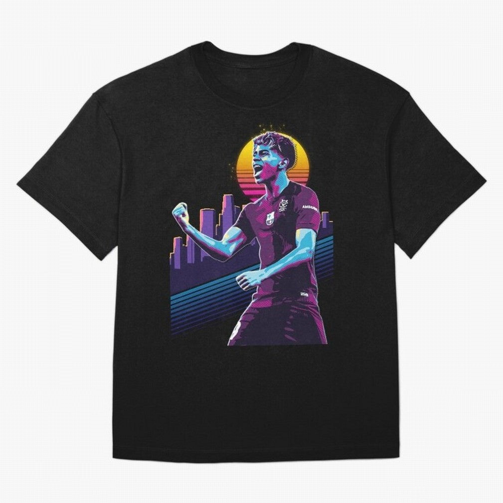 Lamine Yamal celebration 3 Oversized T-Shirt Show Your Stadium Side during the FIFA World Cup 2026 Journey through Haaland and Mbappe Highlights, England, France and Netherlands Pride, Fan Favorite Moments, National Team Passion, Big Match Drama