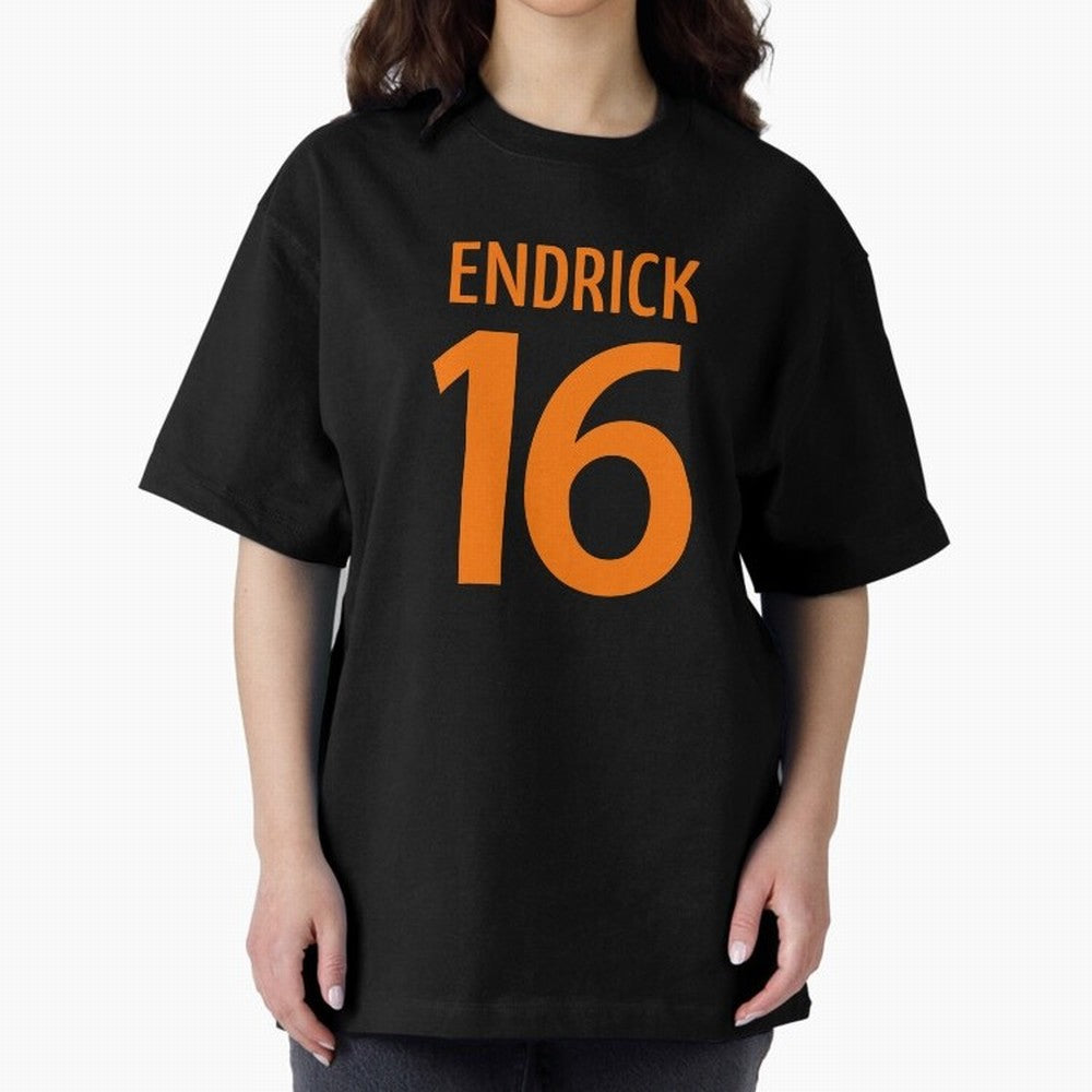 Football Player #16 | Soccer Sports (Orange Design) Classic T-Shirt Show Championship Spirit for FIFA World Cup 2026 Capturing Haaland and Mbappe, Spain and Netherlands Energy, Football Festival Excitement, Trophy Ambitions, Country Rivalries and