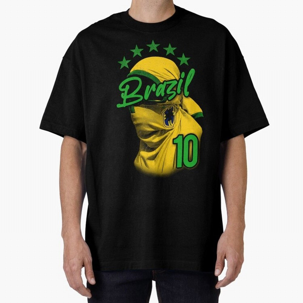 Design Brazil 10 Classic T-Shirt Carry the Dream of FIFA World Cup 2026 Driven by CR7, Argentina Energy, Tournament Hype, Historic Matchups, Family Viewing Parties and Global Sports Pride; Perfect for Supporters Who Want Bold Football Energy,