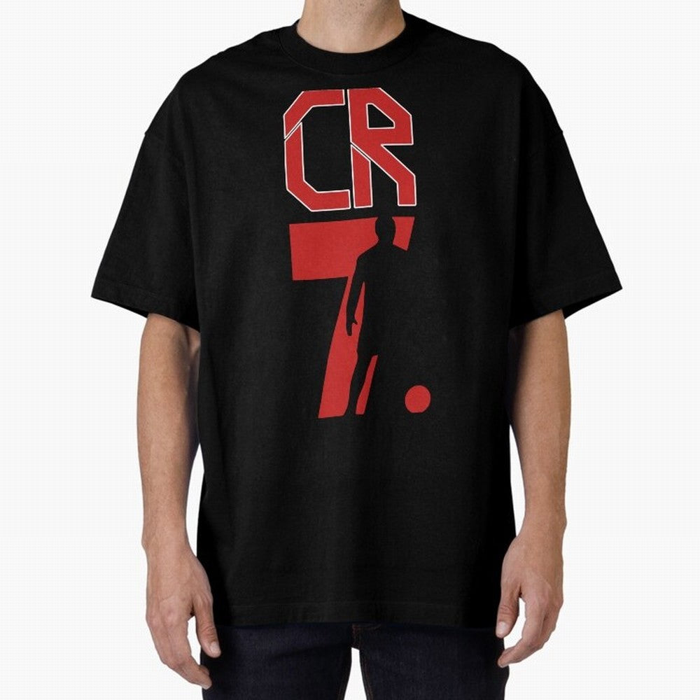 Football World Cup cristiano ronaldo CR7 Legacy Oversized T-Shirt Show Up for the Glory of FIFA World Cup 2026 Group Stage for Fans of Mbappe and Neymar and Portugal, Spain and Germany, Bringing Worldwide Fan Energy, Dramatic Goals, Stadium Lights