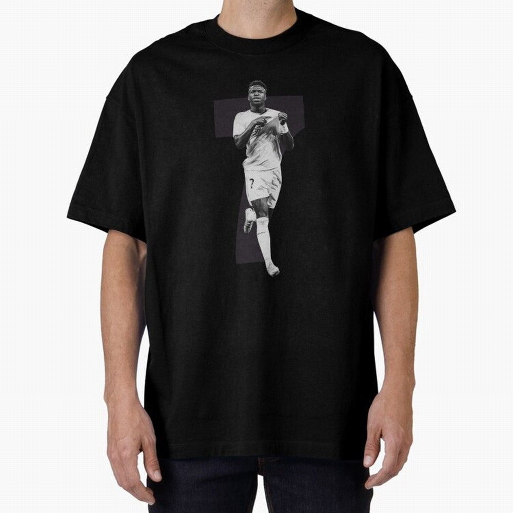 Vini Jnr Madrid Classic T-Shirt Support Iconic Players in Global Football Passion for FIFA World Cup 2026 Group Stage, Celebrating Mbappe and Neymar, Germany, Tournament Hype, Historic Matchups, Family Viewing Parties and Global Sports Pride; Made