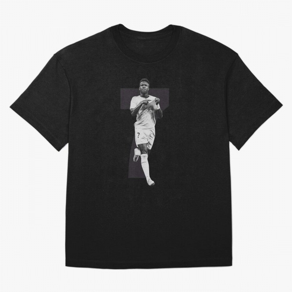 Vini Jnr Madrid Classic T-Shirt Support Iconic Players in Global Football Passion for FIFA World Cup 2026 Group Stage, Celebrating Mbappe and Neymar, Germany, Tournament Hype, Historic Matchups, Family Viewing Parties and Global Sports Pride; Made