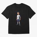 Amimated of Cristiano Ronaldo Classic T-Shirt Honor Football Greatness during the FIFA World Cup 2026 Journey through CR7 and Messi Highlights, Portugal Pride, Championship Spirit, Famous Goals, Roaring Crowds and International Football Unity;