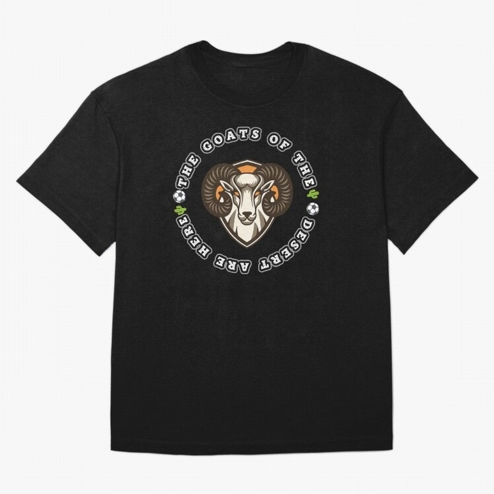 THE GOATS OF THE DESERT SAUDI PRO LEAGUE! Classic T-Shirt Stand with Match Day Hype around FIFA World Cup 2026 Group Stage, CR7 and Messi, Argentina and Brazil, Global Supporter Spirit, Legendary Goals, National Colors and Tournament Celebration;