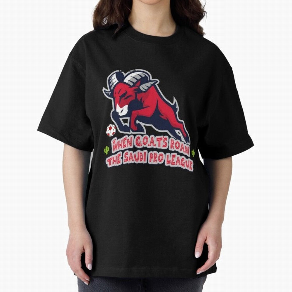 When G.O.A.T's Roam the Saudi Pro League Arena Classic T-Shirt Bring Stadium Energy to Global Football Passion for FIFA World Cup 2026, Celebrating CR7 and Messi, Spain and Netherlands, Champion Mindset, Group Stage Buzz, Knockout Tension and