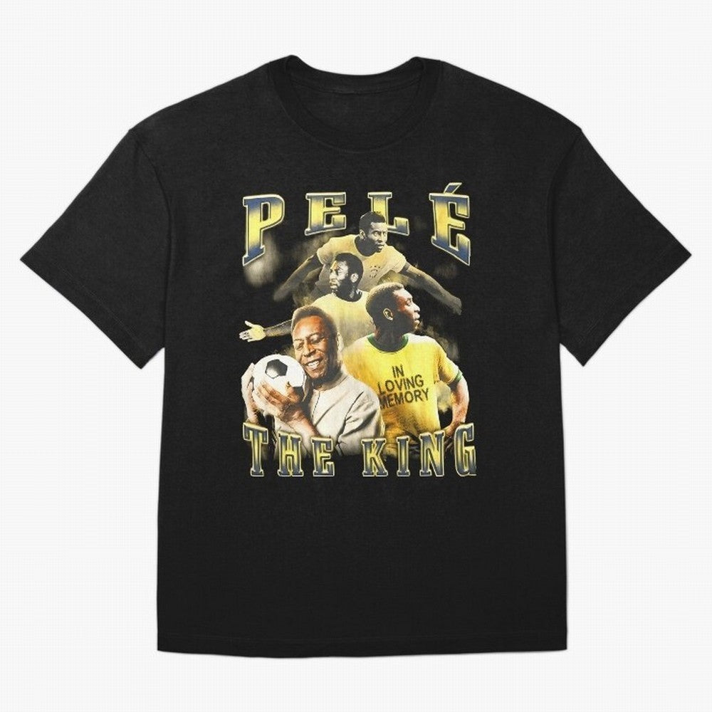 Pele Legend Essential T-Shirt Bring Stadium Energy to Global Football Passion for FIFA World Cup 2026 USA Canada Mexico, Connected to Messi, CR7 and Mbappe, Spain, Football Festival Excitement, Trophy Ambitions, Country Rivalries and Star Player