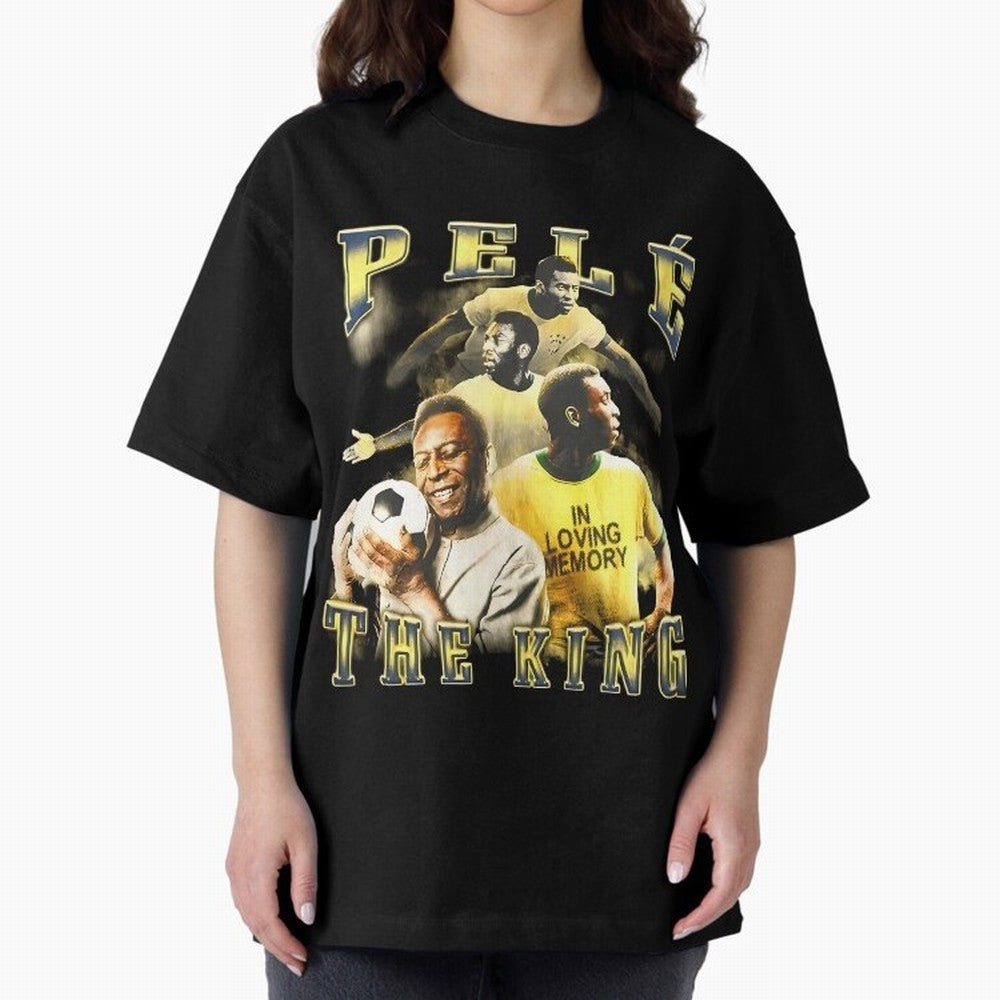 Pele Legend Essential T-Shirt Bring Stadium Energy to Global Football Passion for FIFA World Cup 2026 USA Canada Mexico, Connected to Messi, CR7 and Mbappe, Spain, Football Festival Excitement, Trophy Ambitions, Country Rivalries and Star Player