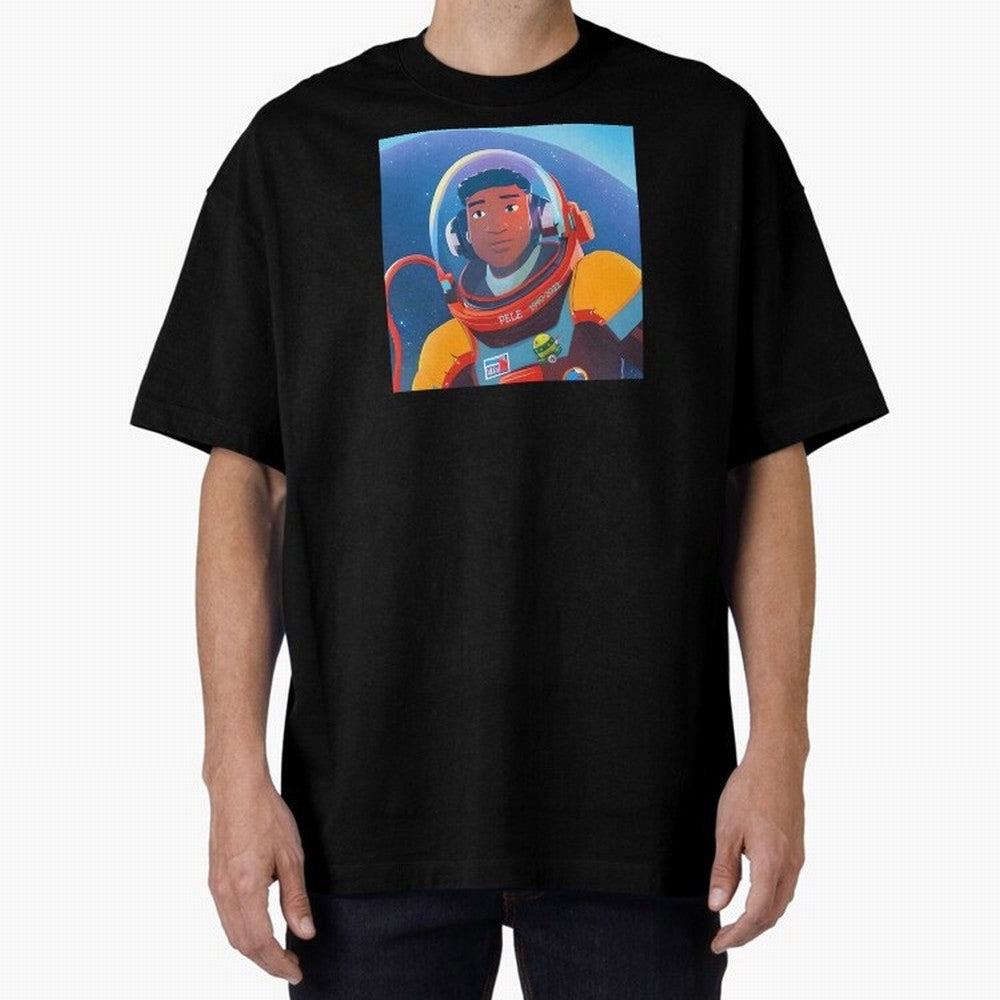 Pele in space looking game Classic T-Shirt Support Your Favorite Stars during FIFA World Cup 2026 for Fans of Messi and Portugal, Spain and Germany, Bringing Sports Nostalgia, International Competition, Famous Players and Unforgettable Victories;