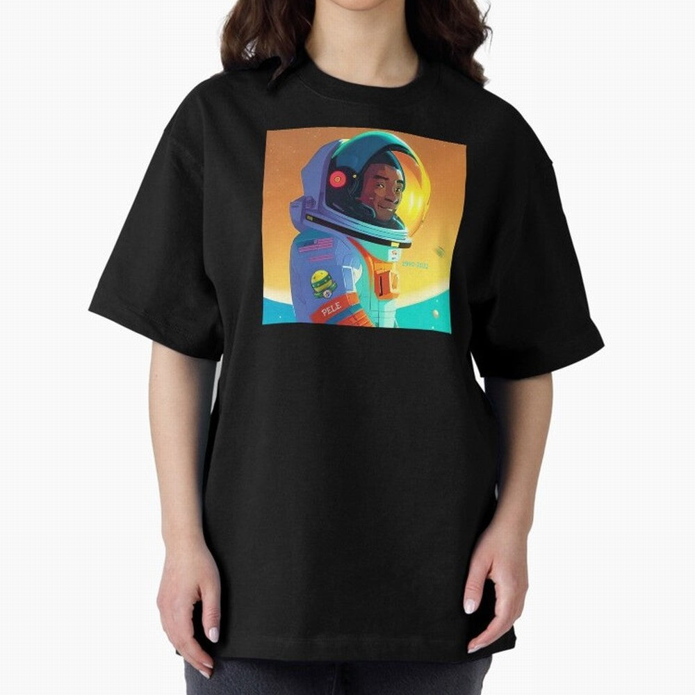 Pele in space looking game Classic T-Shirt Back the Journey through Match Day Hype around FIFA World Cup 2026 USA Canada Mexico, Messi and Cristiano Ronaldo, Netherlands, Sports Nostalgia, International Competition, Famous Players and Unforgettable