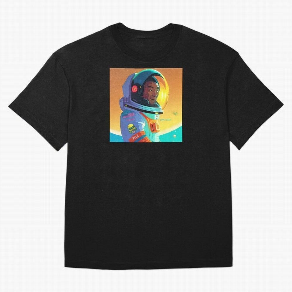 Pele in space looking game Classic T-Shirt Back the Journey through Match Day Hype around FIFA World Cup 2026 USA Canada Mexico, Messi and Cristiano Ronaldo, Netherlands, Sports Nostalgia, International Competition, Famous Players and Unforgettable