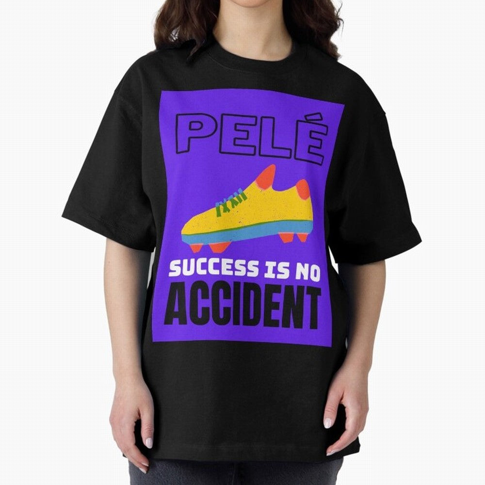 Pele Quote Success Is No Accident Graphic Classic T-Shirt Bring International Match Energy to FIFA World Cup 2026 Driven by Messi, CR7 and Mbappe, Argentina Energy, Goal Celebration Energy, Supporter Heritage, Football Icons and Worldwide