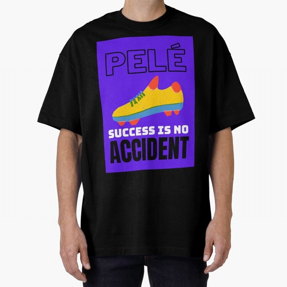 Pele Quote Success Is No Accident Graphic Classic T-Shirt Bring International Match Energy to FIFA World Cup 2026 Driven by Messi, CR7 and Mbappe, Argentina Energy, Goal Celebration Energy, Supporter Heritage, Football Icons and Worldwide