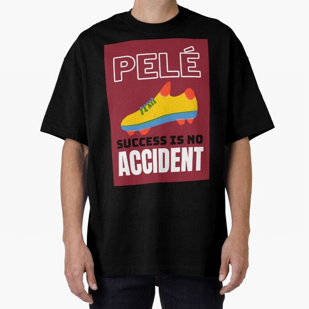 Pele Quote Success Is No Accident Graphic Classic T-Shirt Feel the Heartbeat of FIFA World Cup 2026 Group Stage for Fans of Haaland and England and Germany, Bringing Football Passion, Legendary Performances, Festival Vibes and Supporter Community;
