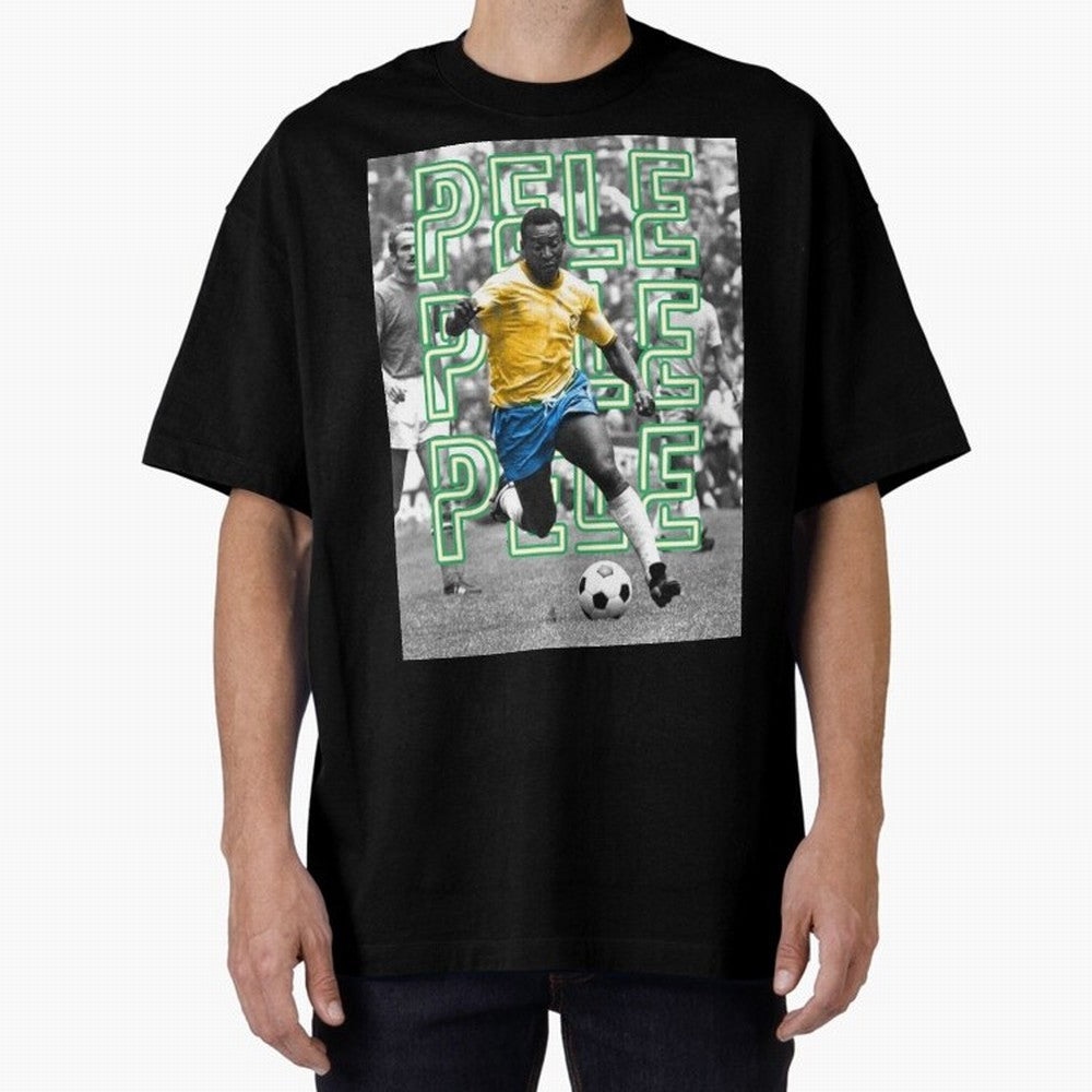Pele The G.O.A.T. Classic T-Shirt Bring a Champion Mindset to FIFA World Cup 2026 for Fans of Cristiano Ronaldo, Haaland and CR7 and Spain and Netherlands, Bringing Sports Nostalgia, International Competition, Famous Players and Unforgettable