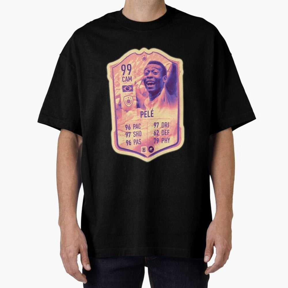 Pele Oversized T-Shirt Celebrate Unforgettable Nights in Global Football Passion for FIFA World Cup 2026 USA Canada Mexico, Built around Messi, Neymar and Mbappe, England, Soccer Culture, Superstar Moments, National Team Dreams and Competitive