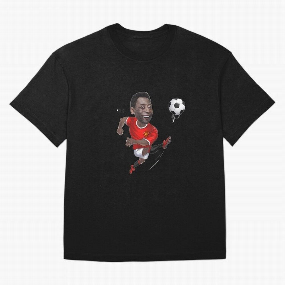 Pele Classic T-Shirt Follow the Final Road of FIFA World Cup 2026 Spirit, Inspired by Portugal, CR7 and Messi, Retro Football Energy, Iconic Rivalries, Trophy Chase Drama and Stadium Atmosphere; Perfect for Fans, Collectors, Family Gatherings,