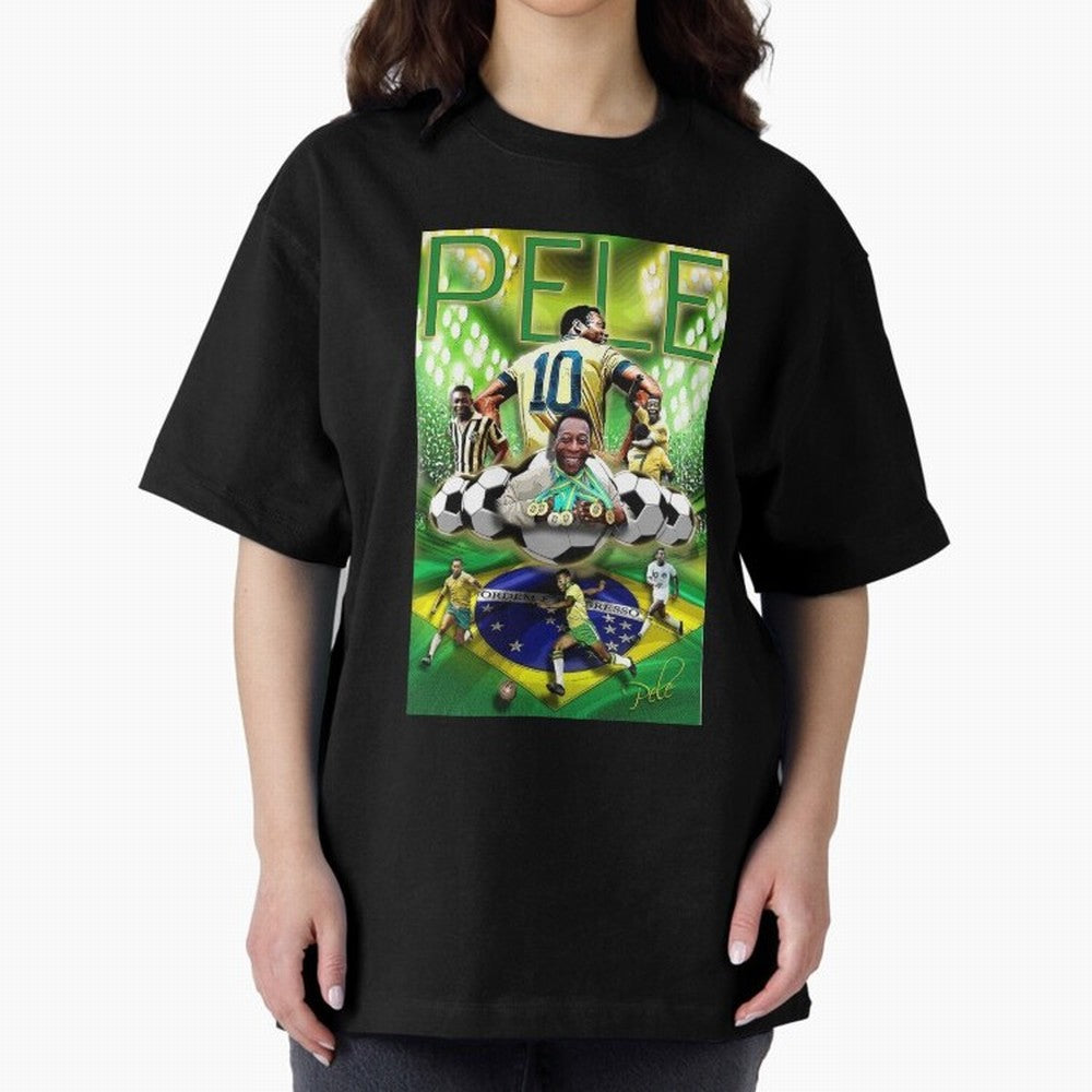 PELE Poster52 Essential T-Shirt Represent Fans Who Live for FIFA World Cup 2026 USA Canada Mexico Driven by Messi, CR7 and Mbappe, England and Germany Energy, Sports Nostalgia, International Competition, Famous Players and Unforgettable Victories;