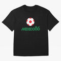 Mexico 86 World Cup Print8 Classic T-Shirt Celebrate Fan Favorites in Match Day Hype around FIFA World Cup 2026, Messi, CR7 and Mbappe, Portugal, Spain and Germany, Worldwide Fan Energy, Dramatic Goals, Stadium Lights and Championship Celebrations;