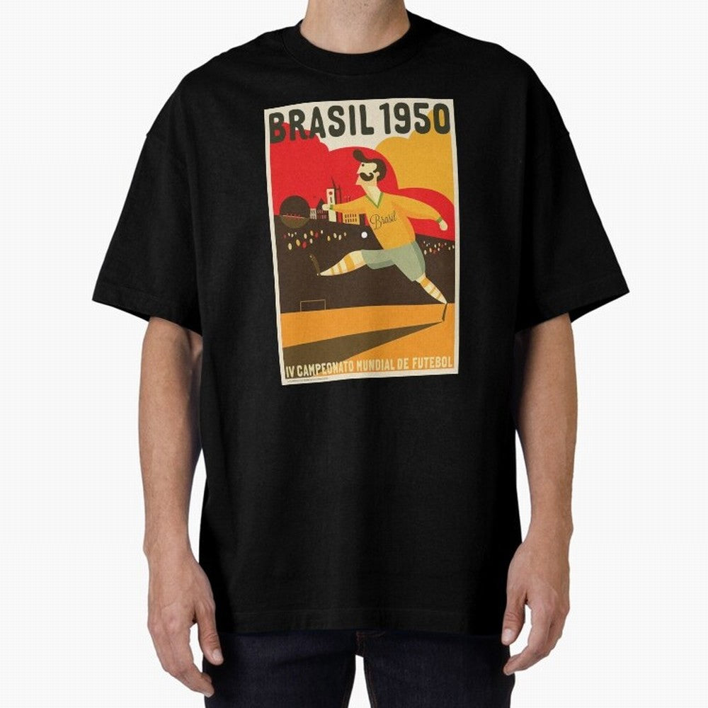 Brasil 1950 World Cup6 Essential T-Shirt Live for the Drama of Match Day Hype around FIFA World Cup 2026, Messi, Netherlands, Sports Nostalgia, International Competition, Famous Players and Unforgettable Victories; Ideal for Fans Who Follow Messi,