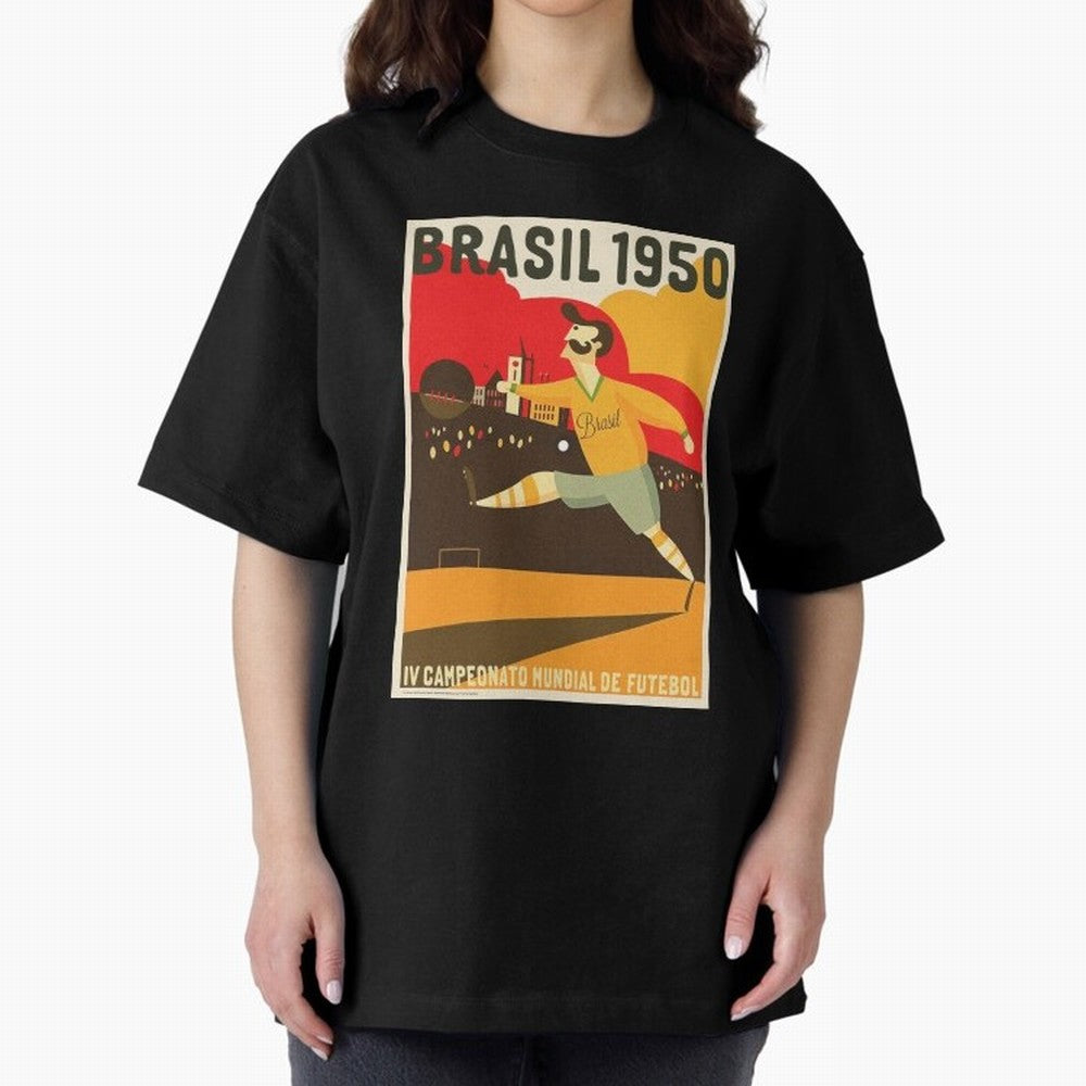 Brasil 1950 World Cup6 Essential T-Shirt Live for the Drama of Match Day Hype around FIFA World Cup 2026, Messi, Netherlands, Sports Nostalgia, International Competition, Famous Players and Unforgettable Victories; Ideal for Fans Who Follow Messi,