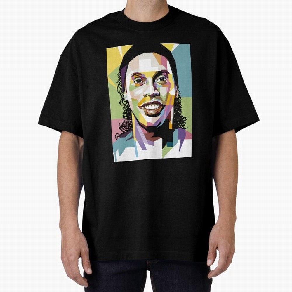 Ronaldinho Pop Art18 Classic T-Shirt Feel the Roar of the FIFA World Cup 2026 Journey through CR7 and Messi Highlights, Argentina Pride, Retro Football Energy, Iconic Rivalries, Trophy Chase Drama and Stadium Atmosphere; Ideal for Fans Who Follow
