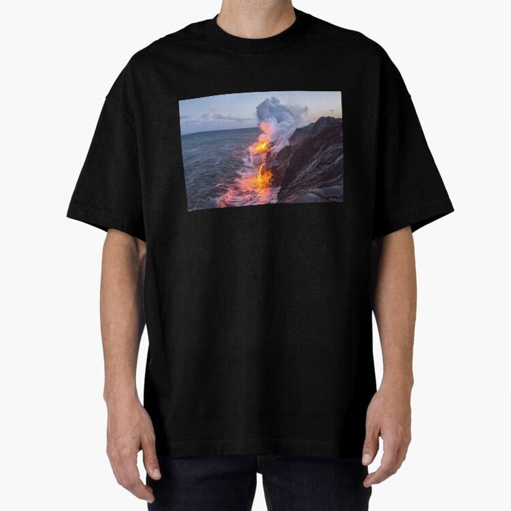Kilauea Volcano Lava Flow Sea Entry 3 The Big Island Hawaii1 Classic T-Shirt Back Your Heroes with Global Football Passion for FIFA World Cup 2026, Built around Mbappe, England, France and Netherlands, Football Festival Excitement, Trophy