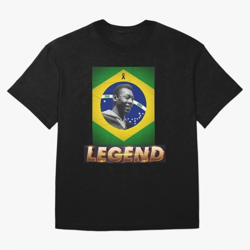Signed Pele Shirt Classic T-Shirt Celebrate Classic Football Spirit in FIFA World Cup 2026 Group Stage for Fans of Messi and Brazil, Bringing Goal Celebration Energy, Supporter Heritage, Football Icons and Worldwide Tournament Joy; Made for