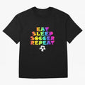 Eat Sleep Soccer Repeat - Football Active T-Shirt Celebrate Every Goal in FIFA World Cup 2026 for Fans of Mbappe and Neymar and France, Bringing Tournament Hype, Historic Matchups, Family Viewing Parties and Global Sports Pride; Made for Collectors