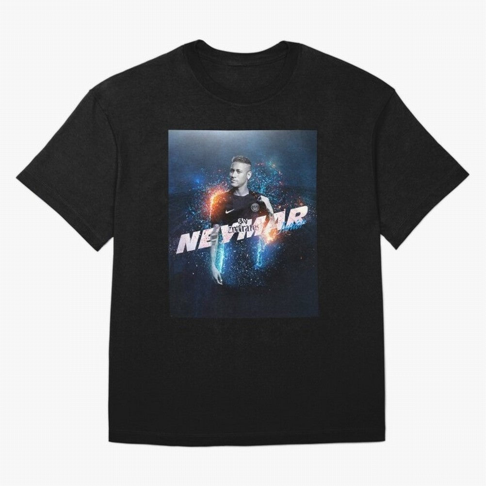 Illustration Neymar Art Classic T-Shirt Support Iconic Players in Match Day Hype around FIFA World Cup 2026, Neymar, Argentina, Worldwide Fan Energy, Dramatic Goals, Stadium Lights and Championship Celebrations; Ideal for Passionate Fans Who Love